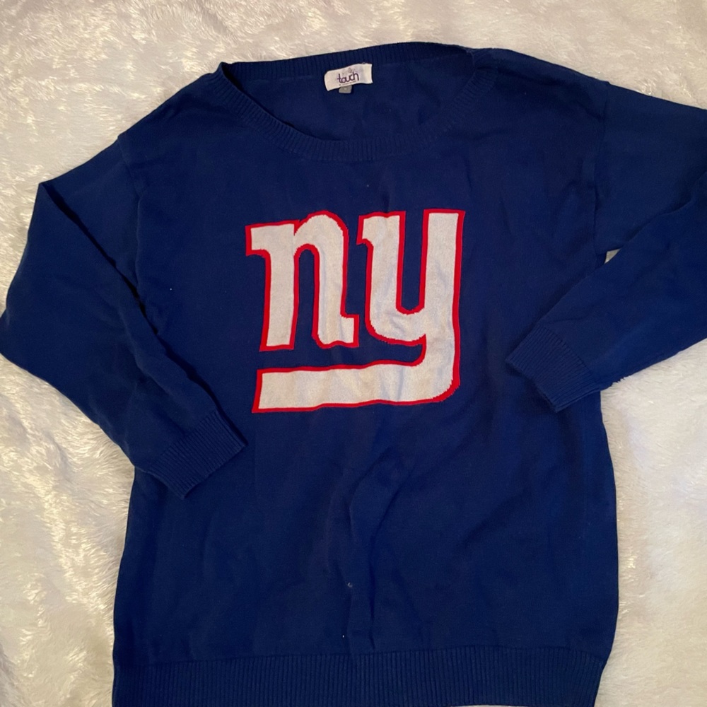 Touch by Alyssa Milano New York Giants knit sweater